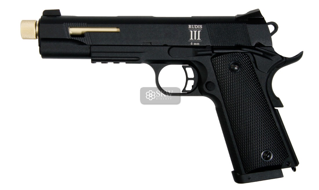 Pistola Co2 Blow Back Rudis Oro Secutor Arms