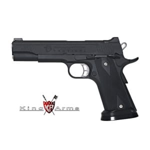 King Arms Predator Iron Shrike Black Gun - 6mm Gbb