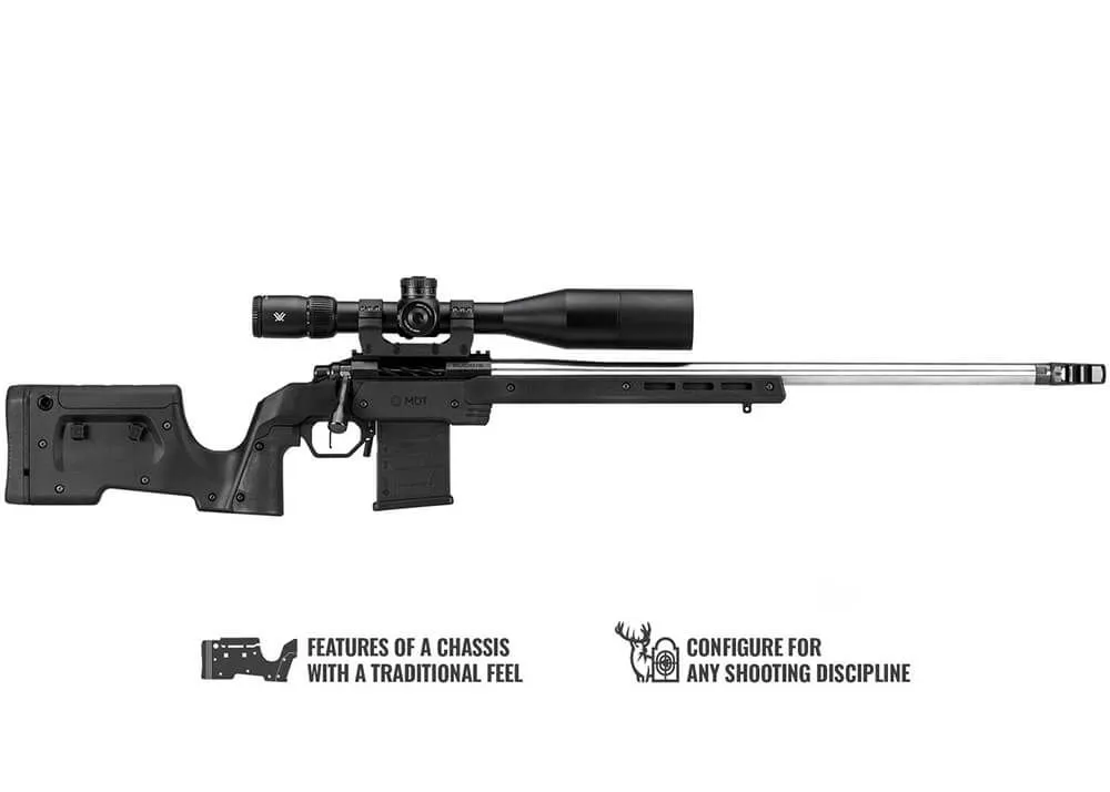 Chasis Mdt Xrs - Remington 700 Sa - Negro