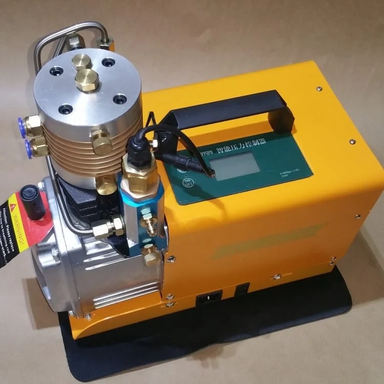 Compresor Digital Zasdar Con Parada Automática 110/220v Para Pcp 300 Bar. (4500psi/30mph)