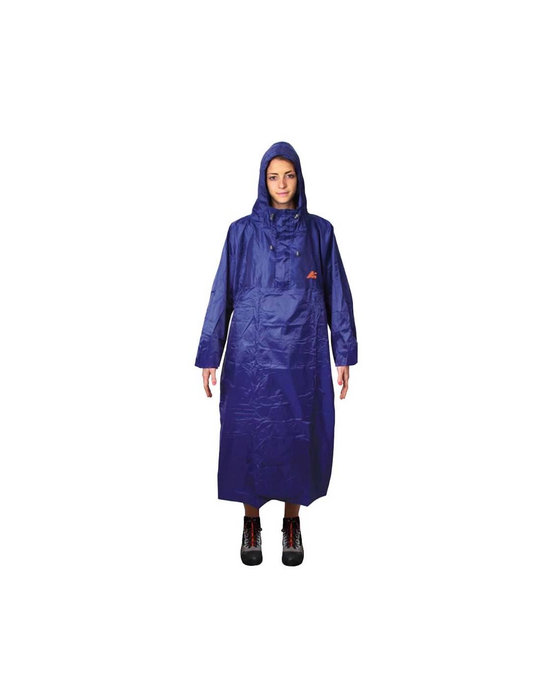 Poncho Lluvia Azul Marsupio