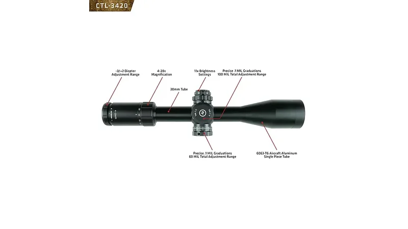 Crimson Trace Ctl-3420 4-20x50ffp Lr1-Mil