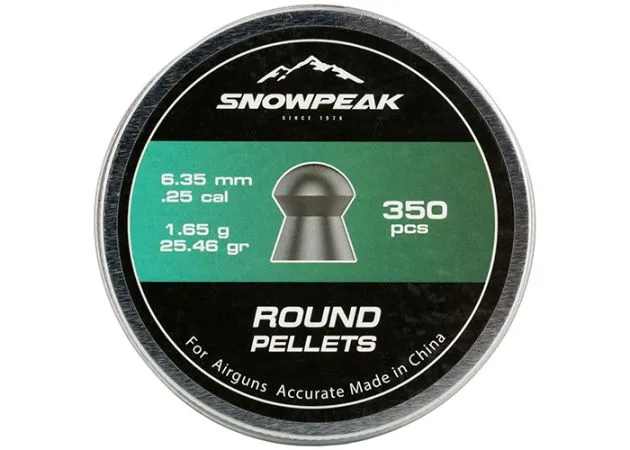 Balines Snowpeak Round 6.35 Mm 25.46 Grain