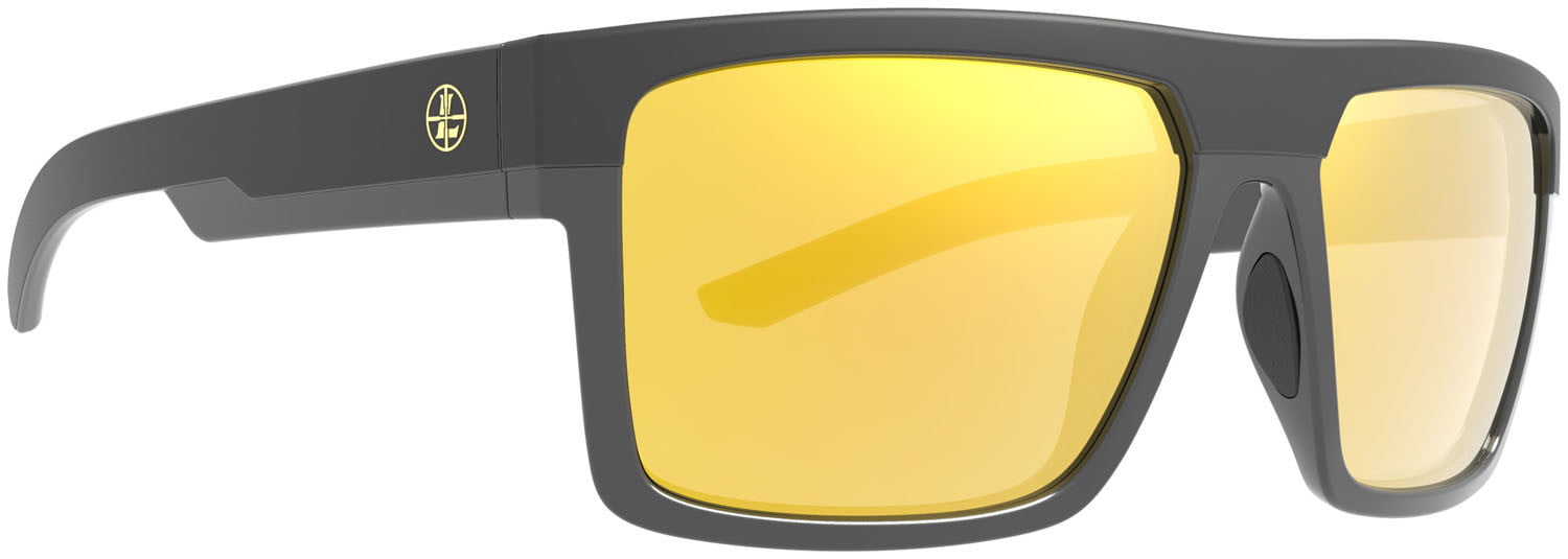 Gafas Leupold Becnara – Montura Negra Mate Negra / Lente Espejo Naranja