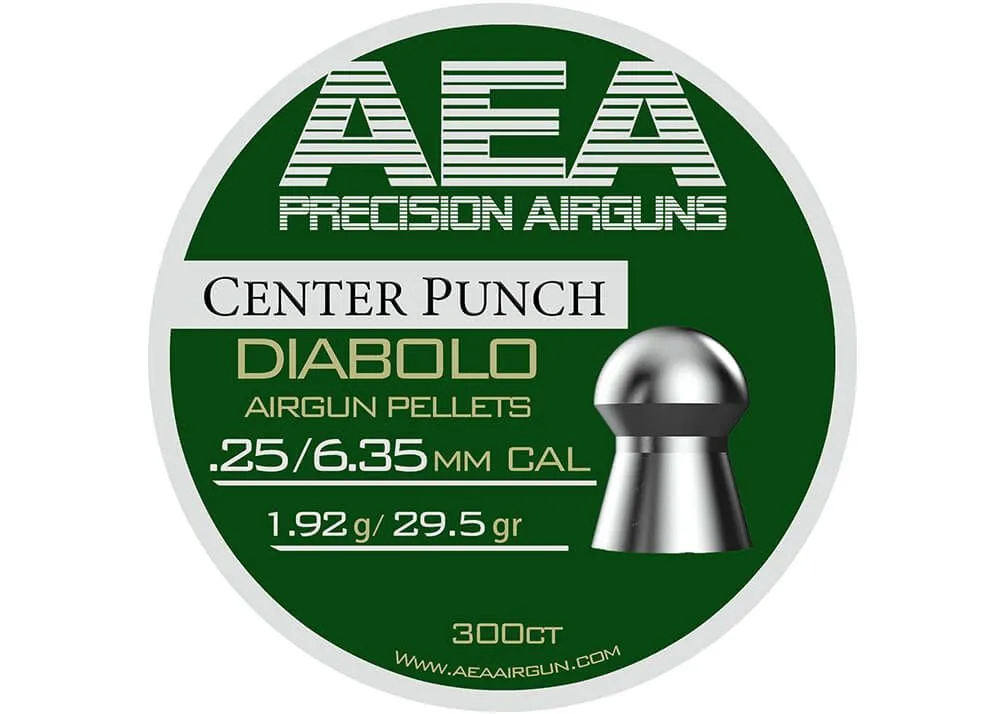 Balines De Aire Comprimido Aea Center Punch 6,35 Mm 29,5 Granos