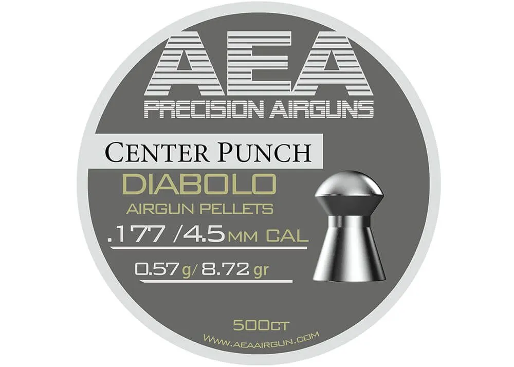 Balines De Aire Comprimido Aea Center Punch 4.5 Mm 8.72 Grain