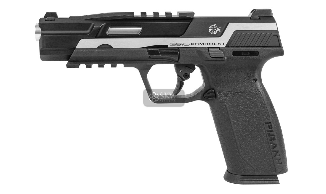 G&G Pistola Gbb Piranha Tr Silver (Gas-Prn-Tor-Sbb-Ecm)