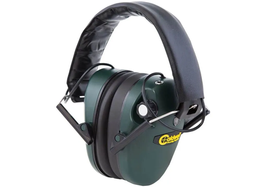 Protector Auditivo Caldwell E-Max Perfil Bajo Electrónico Verde