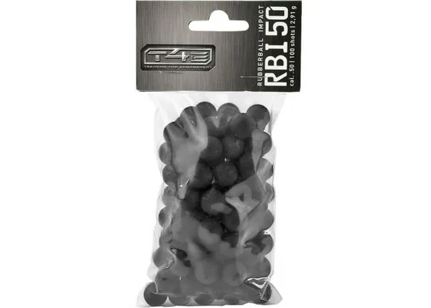 Pelotas De Goma Umarex T4e Performance Rbi Núcleo De Acero .50 44.9 Gramo