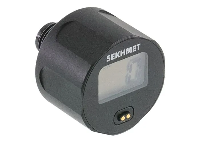 Manómetro Digital Sekhmet 1/8 Bsp Negro 25 Mm Básico