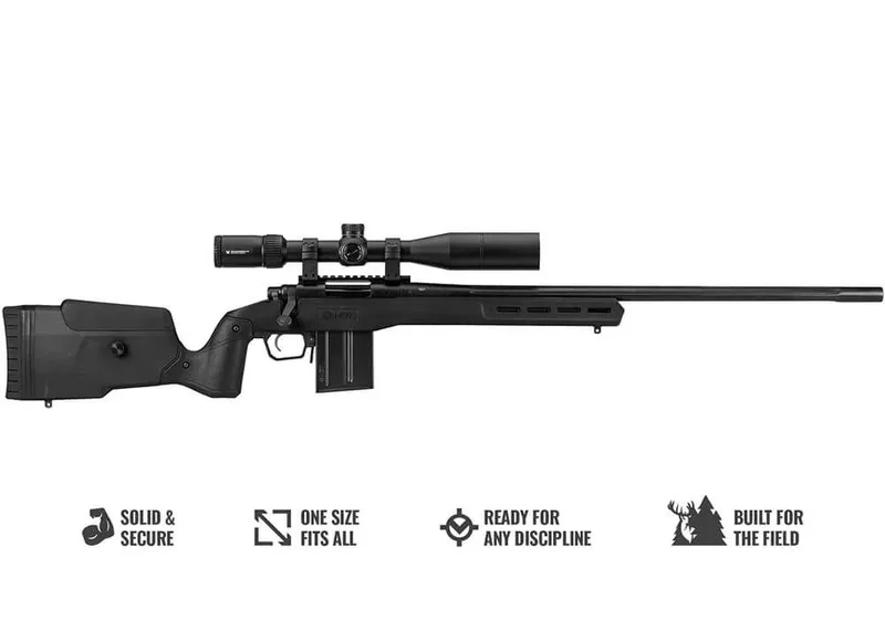 Chasis Mdt Field Stock - Remington 700 Sa - Negro