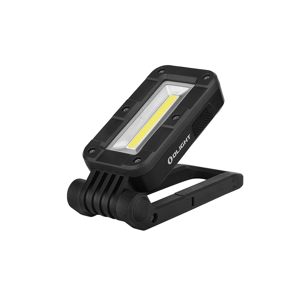 Linterna Cob De Trabajo + Led Swivel Con Base Magnética Olight - Negro
