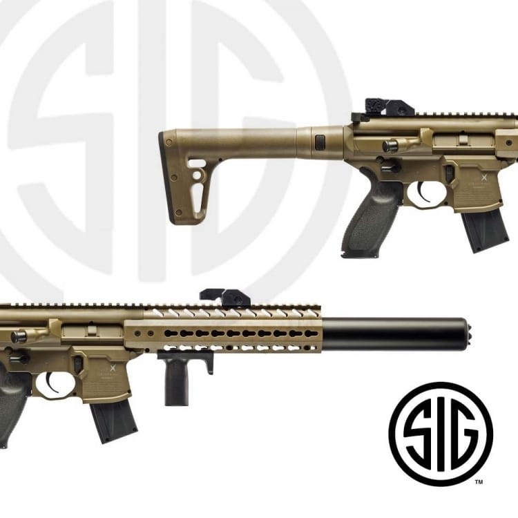 Subfusil Sig Sauer Mcx Asp Fde Co2 - 4,5 Balines