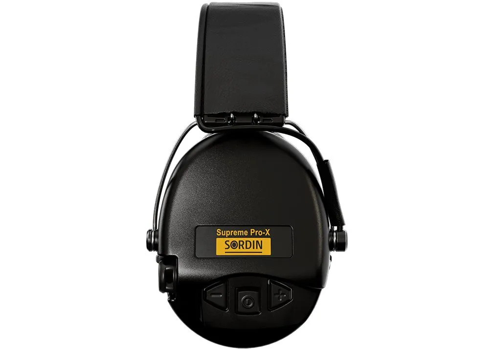 Protector Auditivo Sordin Supreme Pro X Cuero Negro
