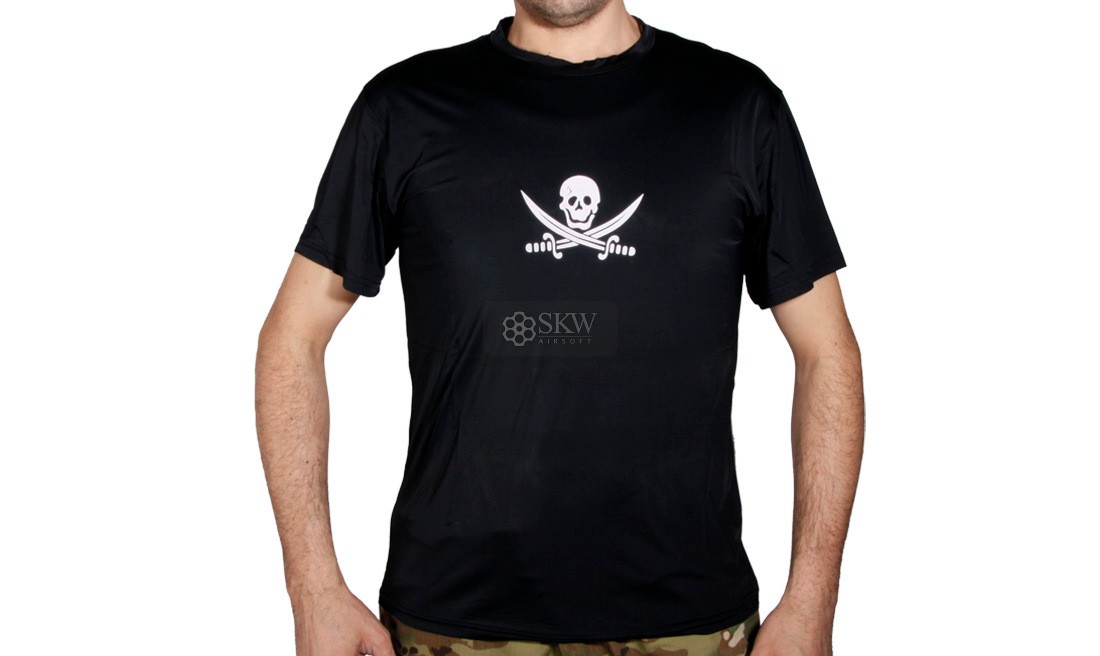 CAMISETA COMBATE TRANSPIRABLE NEGRA EMERSON