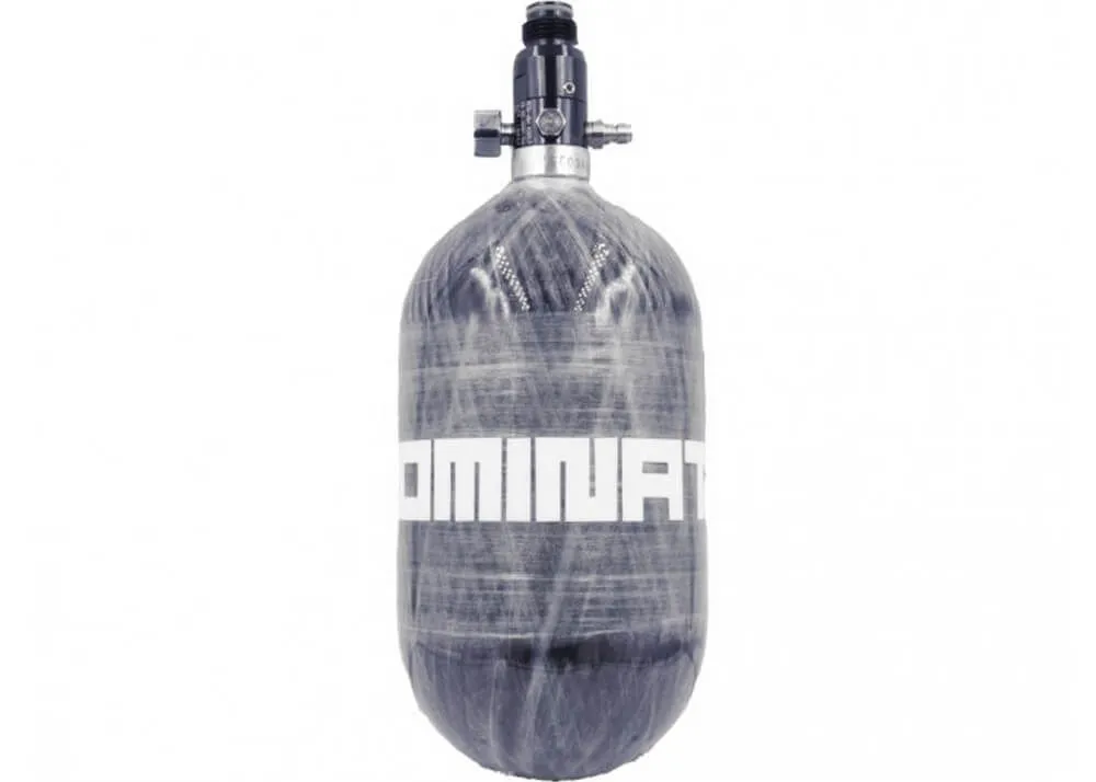 Tanque Hpa Dominator 68/4500 Carbono 1 Litro 310 Bar Con Manómetro