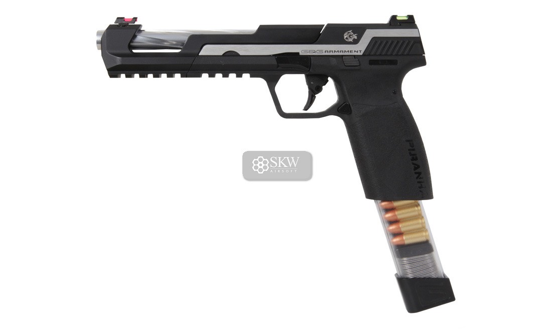 G&G Pistola Gbb Piranha Sl Silver (Gas-Prn-Lng-Sbb-Ecm)