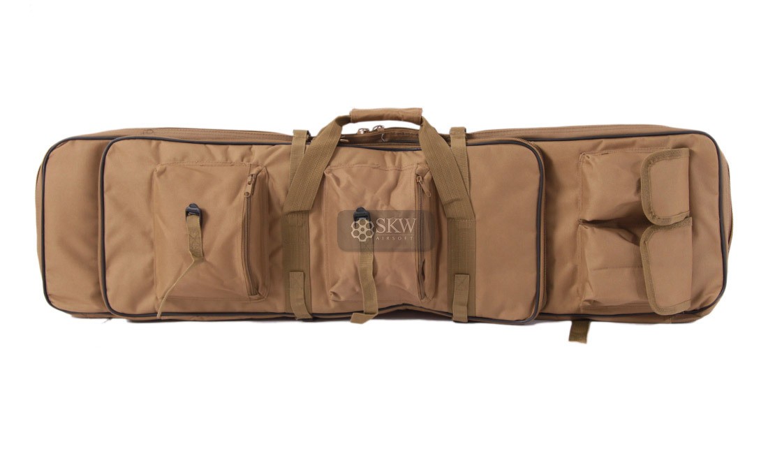 Funda Transporte Rifle Multibolsillos 100cm Tan Delta Tactics