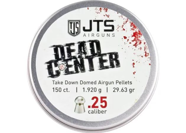 Airgun Pellets Jts Dead Center Precision Domed 6.35 Mm 29.63 Grain
