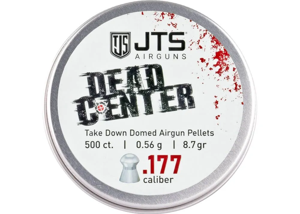 Airgun Pellets Jts Dead Center Precision Domed 4.5 Mm 8.7 Grain
