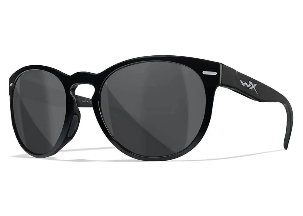 Gafas Wiley X Covert - Lentes Gris - Montura Negro Brillante