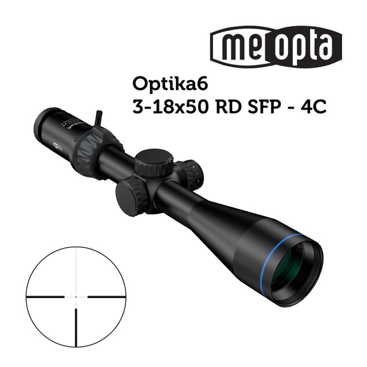 Meopta - Visor Meopro Optika6 - 3-18x50 Sfp - Rd 4c