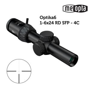 Meopta - Visor Meopro Optika6 - 1-6x24 Sfp - Rd 4c