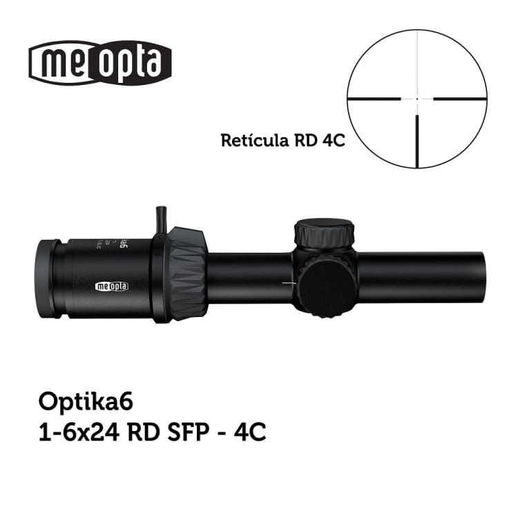 Meopta - Visor Meopro Optika6 - 1-6x24 Sfp - Rd 4c