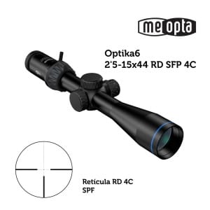 Meopta - Visor Meopro Optika6 - 2,5-15x44 Sfp - Rd 4c