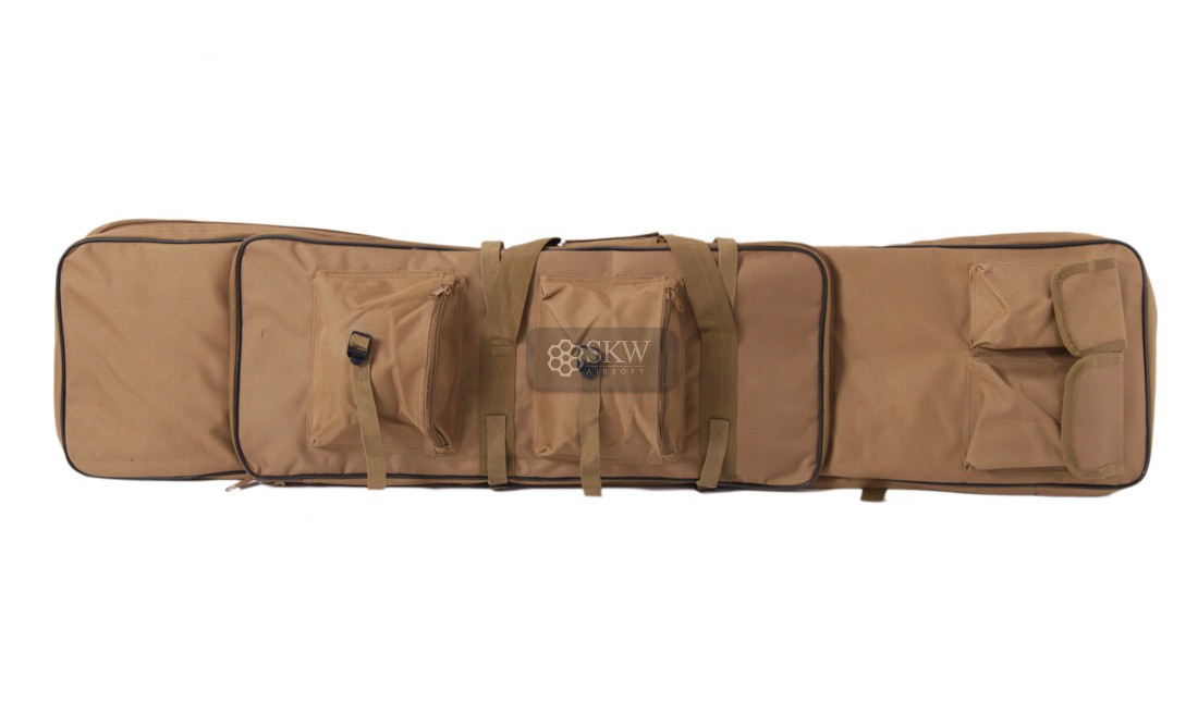 Funda Transporte Rifle Multibolsillos 120cm Tan Delta Tactics