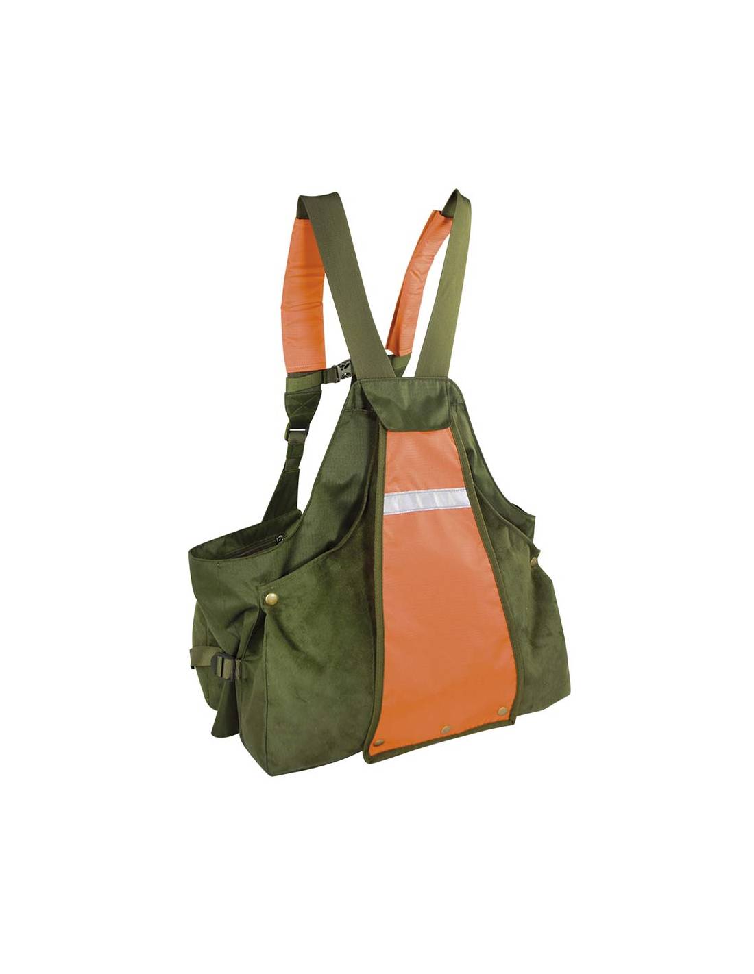 Chaleco Mochila De Caza Suede Jungla Pro 18 Litros Nature