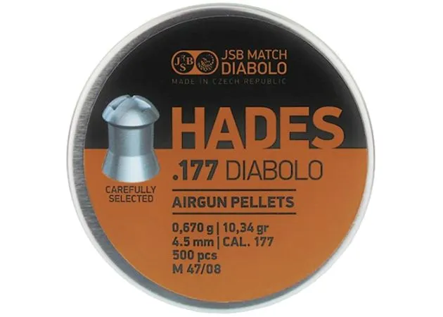 Airgun Pellets Jsb Hades 4.5 Mm 10.34 Grain
