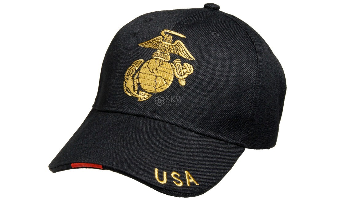 Gorra Marines Negra Emerson