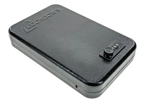 Caja Fuerte Para Pistola Lockdown Con Cerradura De Combinación