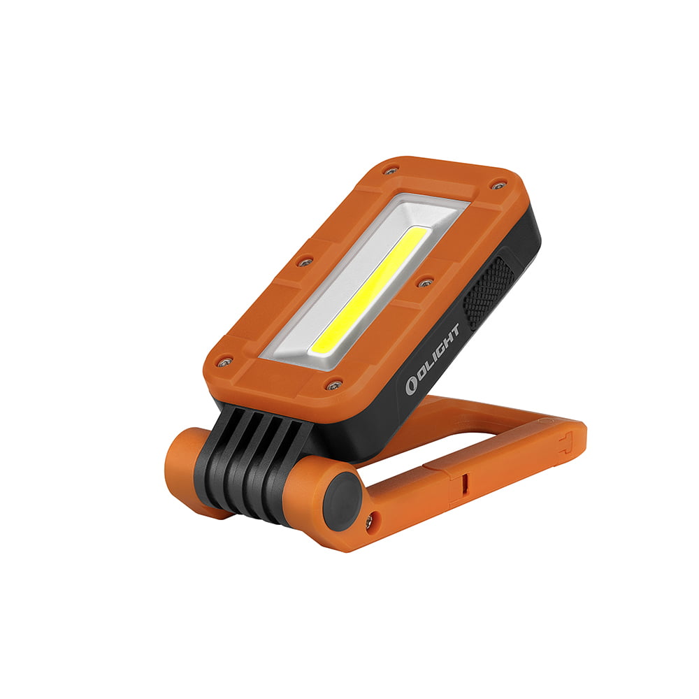 Linterna Cob De Trabajo + Led Swivel Con Base Magnética Olight - Naranja