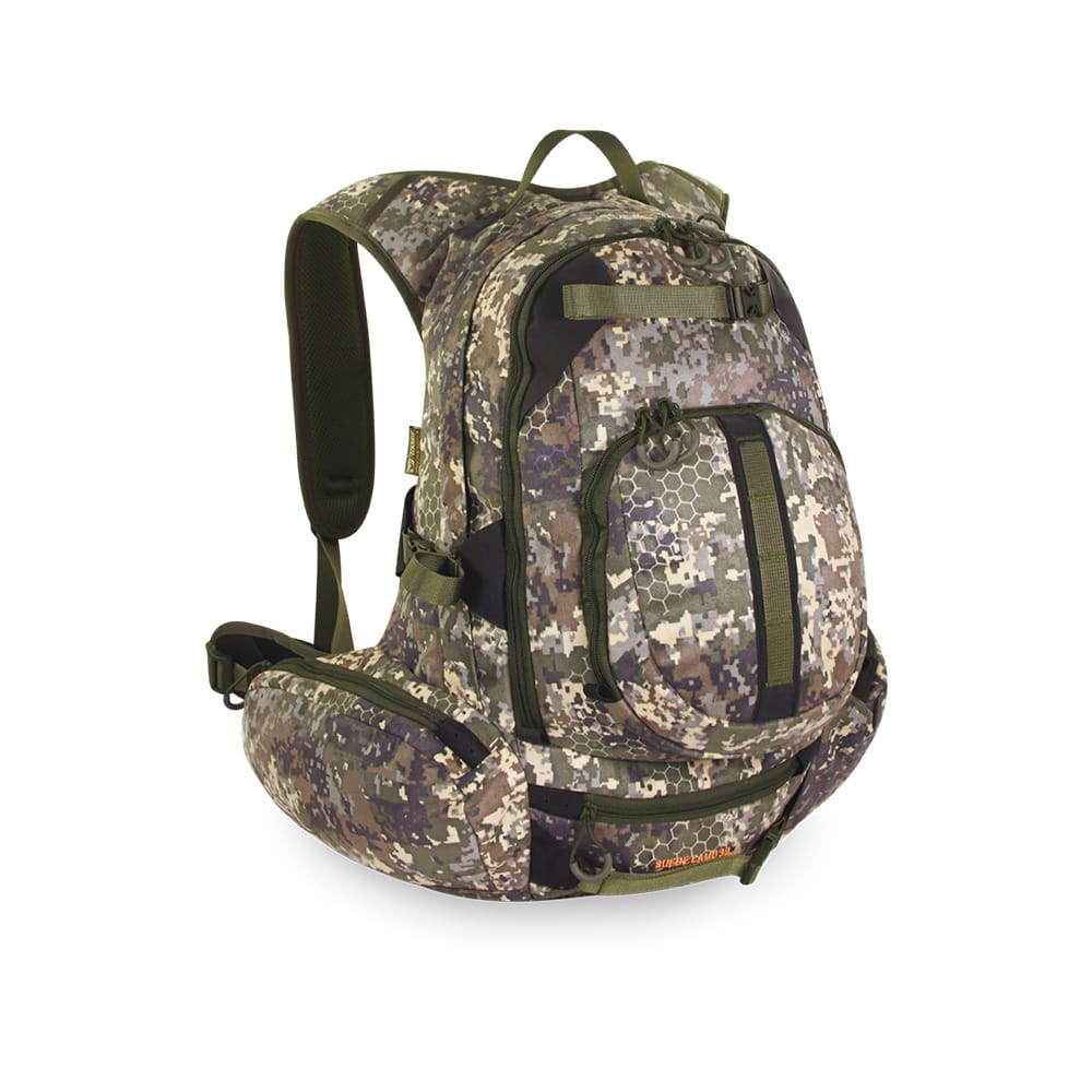 Mochila Caza Con Bolsillo Para Rifle Suede Camo 38 Litros Pf Pro Nature By Marsupio