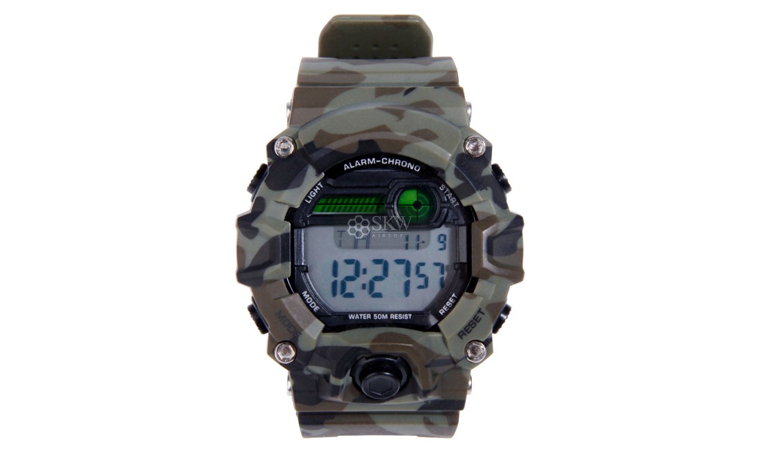 Reloj Táctico Digital Camuflaje Delta Tactics