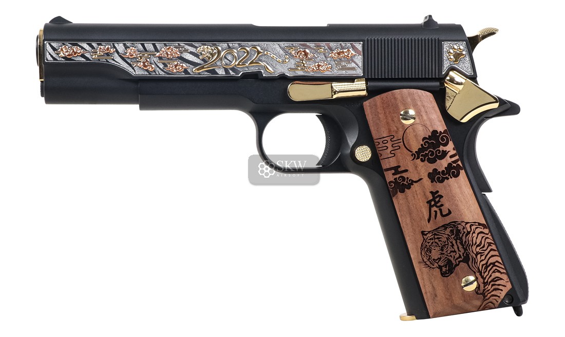 G&G Pistola Gbb Gpm1911 Year Of Tiger (Gas-M45-Tgr-Bbb-Ecm)
