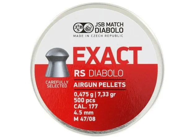 Airgun Pellets Jsb Exact Rs 4.52 Mm 7.33 Grain