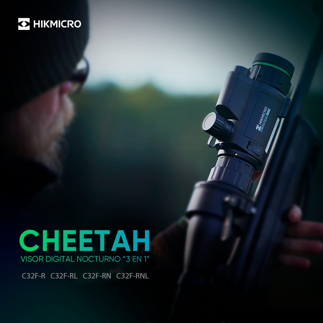 Visor Nocturno Digital Adaptable Cheetah C32f-Rnl Con Telémetro Ir 940 Nm Hikmicro