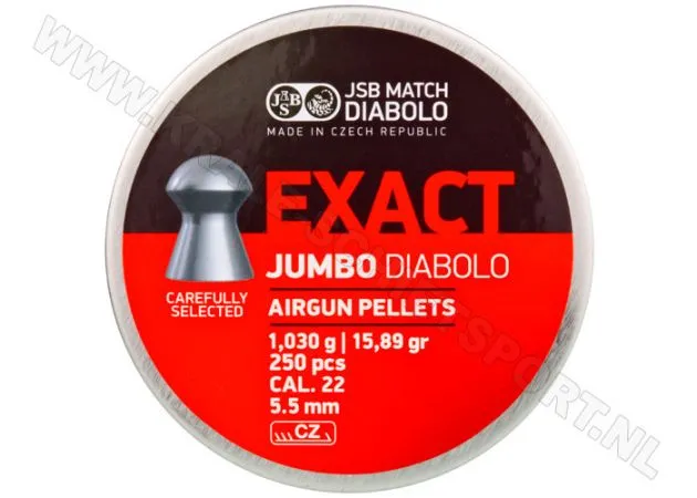Airgun Pellets JSB Exact Diabolo Jumbo 5.5 mm 15.89 grain