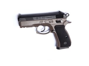 Pistola Cz 75d Compact Fde Duotone - 6 Mm Muelle