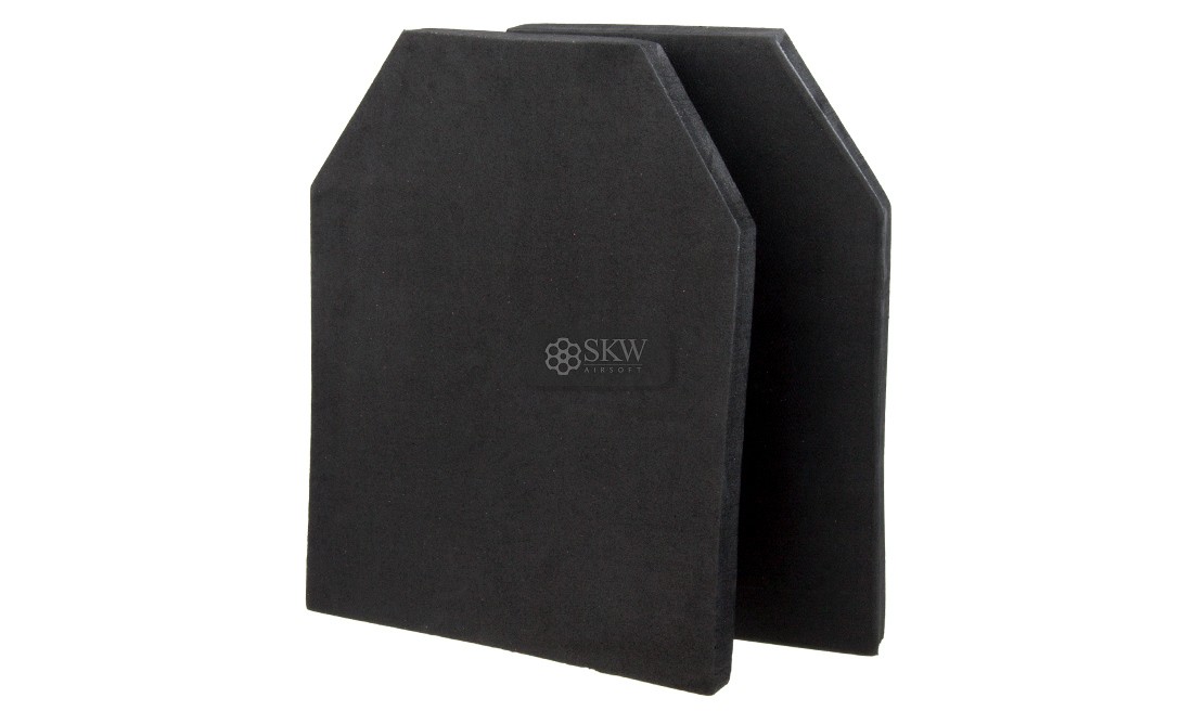 2 Placas De Protección Dummy De Goma Foam 25.5*32,5cm