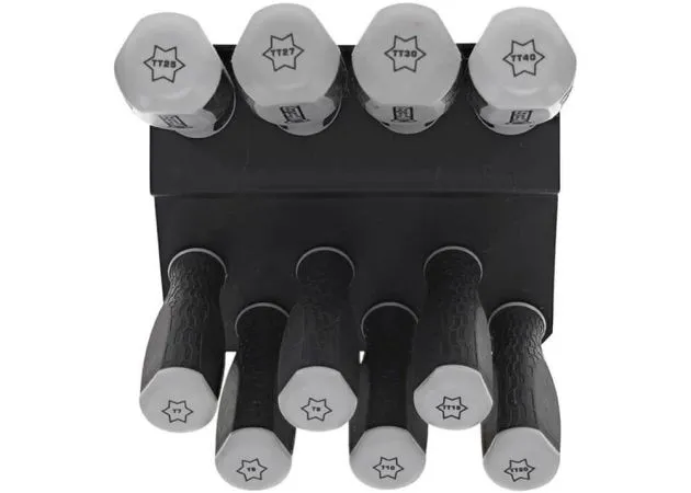 Juego De Destornilladores De Banco Wheeler Torx De 10 Piezas