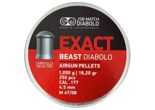 Airgun Pellets Jsb Exact Jumbo Beast 4.52 Mm 16.2 Grain