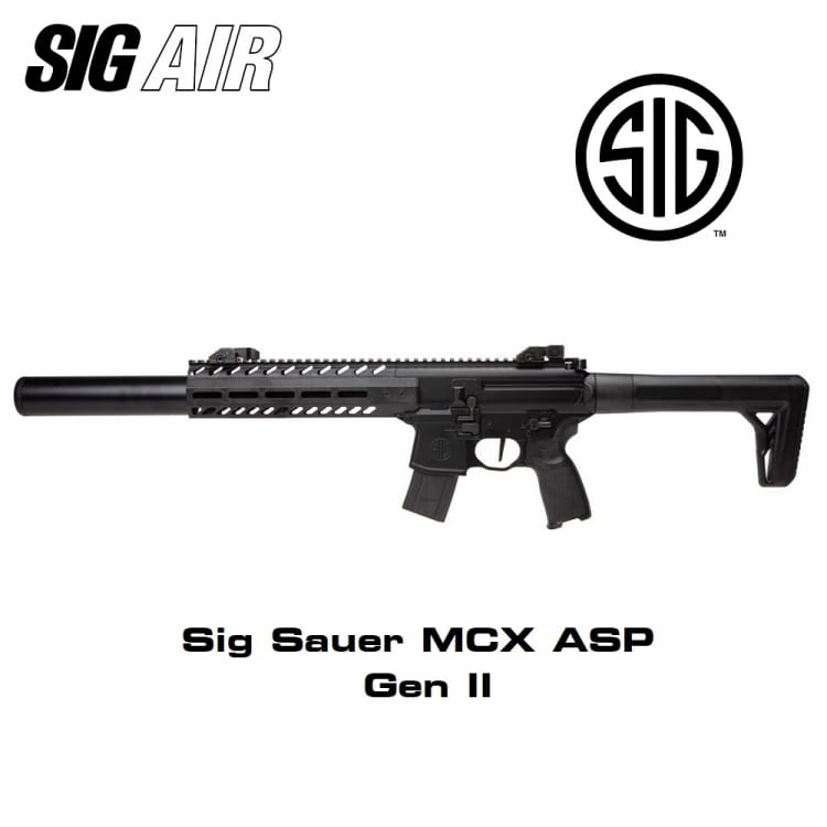 Subfusil Sig Sauer Mcx - Gen2 Asp Black Co2 - 4,5 Balines