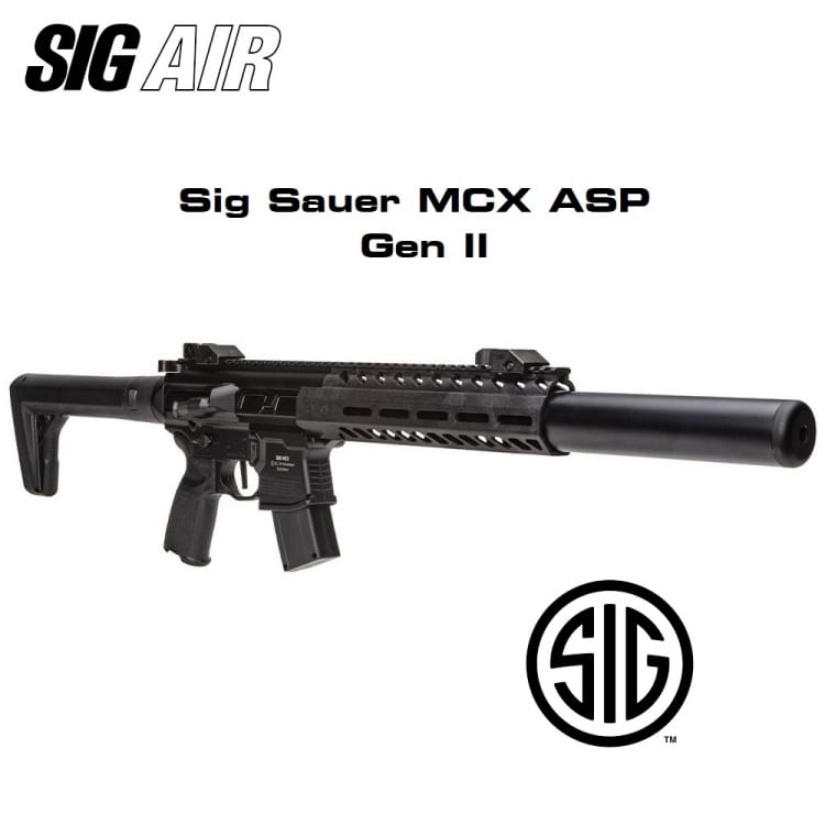 Subfusil Sig Sauer Mcx - Gen2 Asp Black Co2 - 4,5 Balines