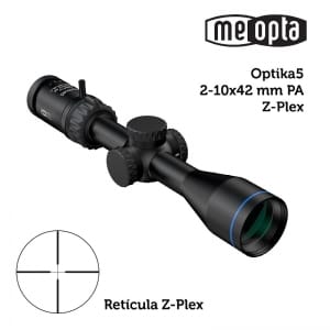 Meopta - Visor Meopro Optika5 - 2-10x42 Pa - Retícula Z-Plex