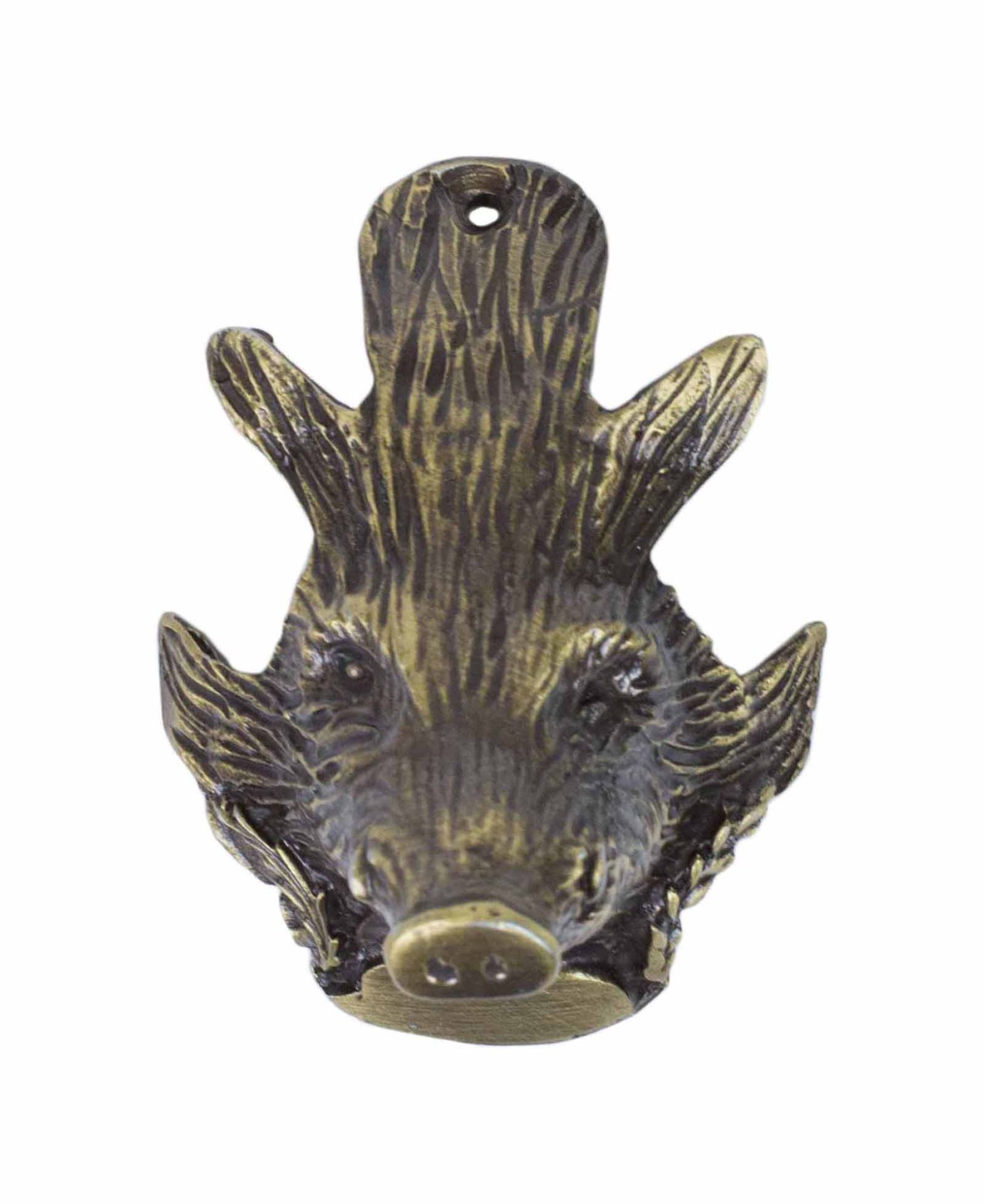 Cabeza Jabalí Bronce Pequeña