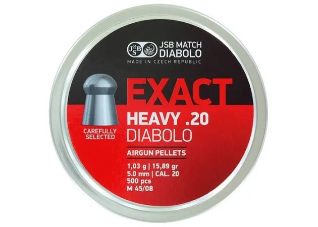 Airgun Pellets Jsb Exact Jumbo Heavy 5.05 Mm 15.89 Grain